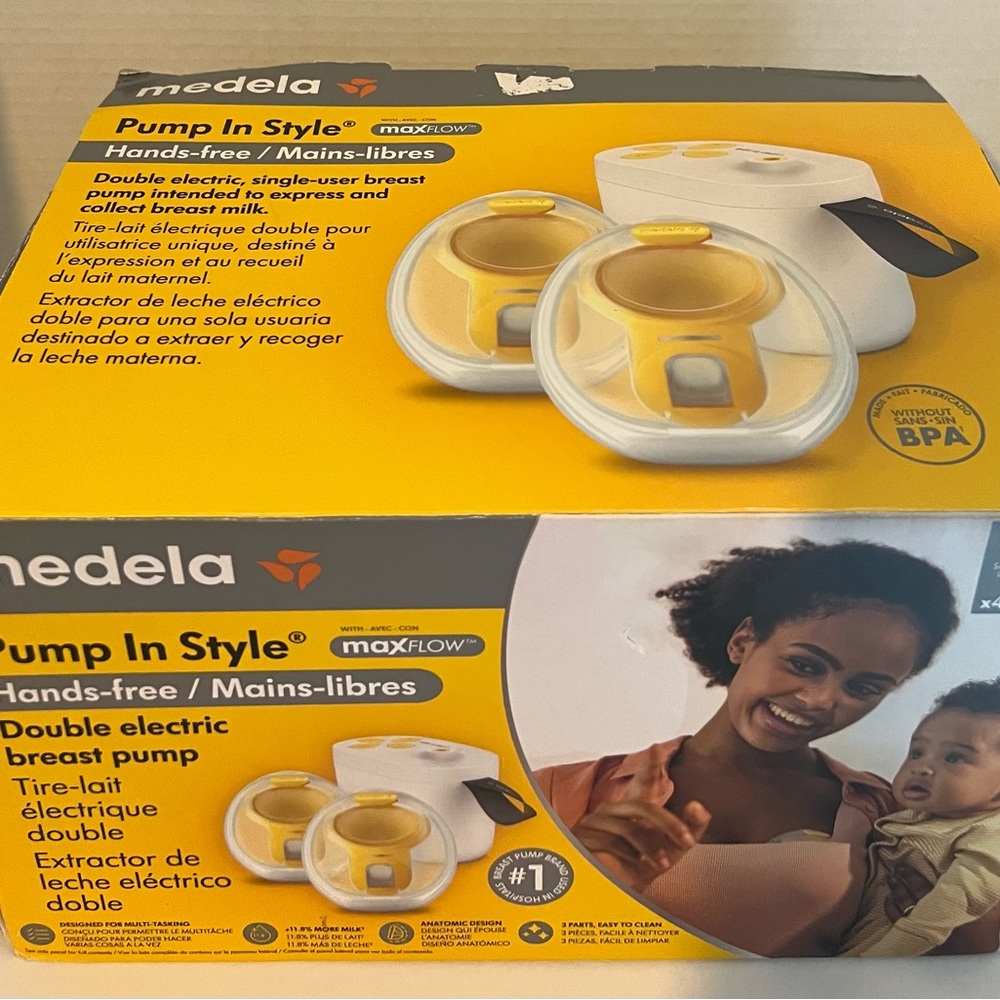 Medela MaxFlow Electric Pump with Yellow Accents